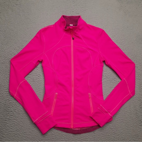 lululemon athletica Jackets & Blazers - Lululemon hot pink define jacket size 6
